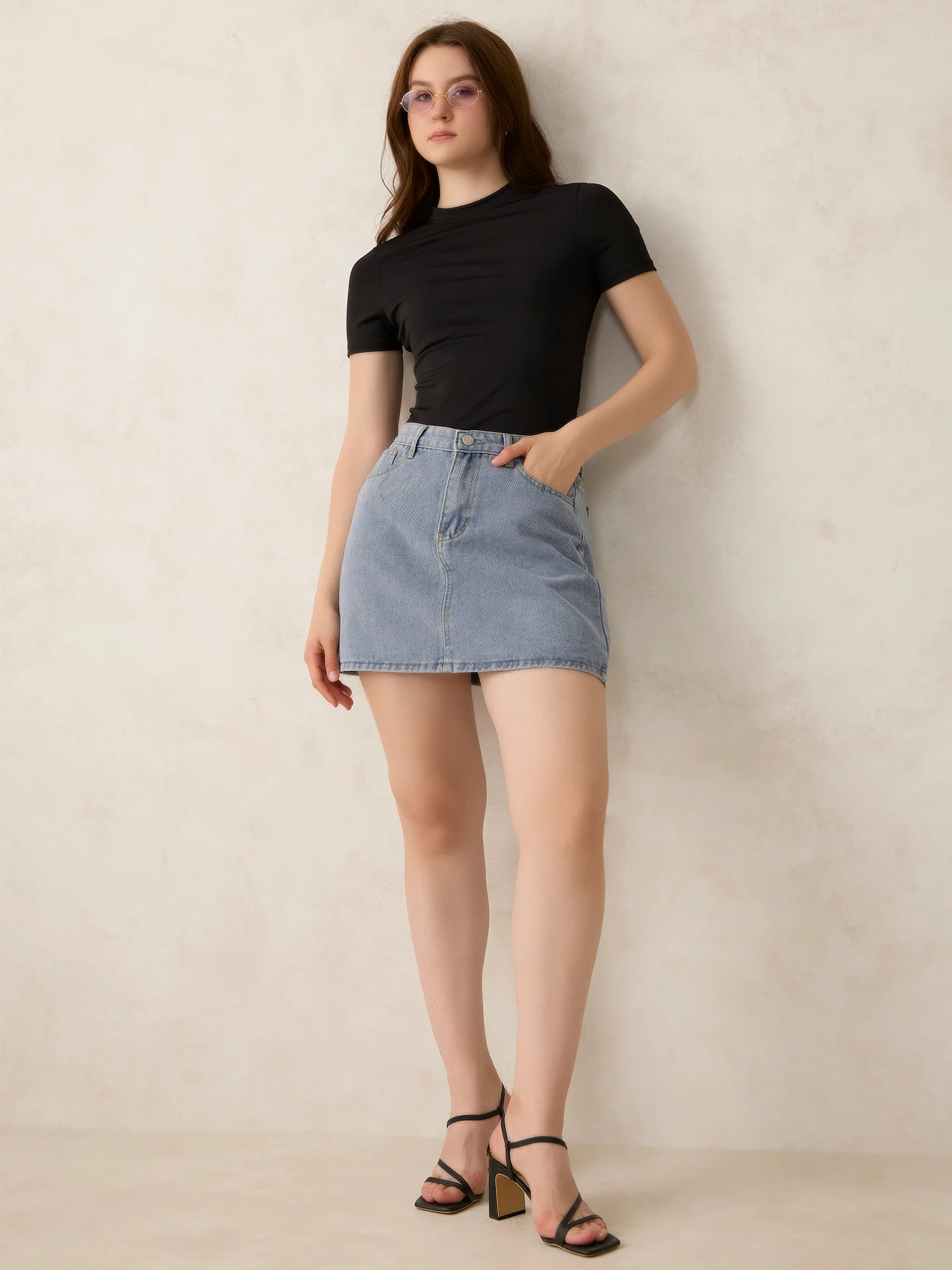 Black Basic Solid Bodysuit - Image 7