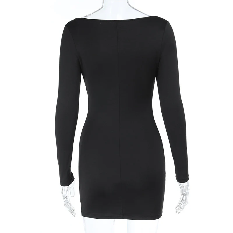 Black Bustier sweetheart neckline dress - Image 4