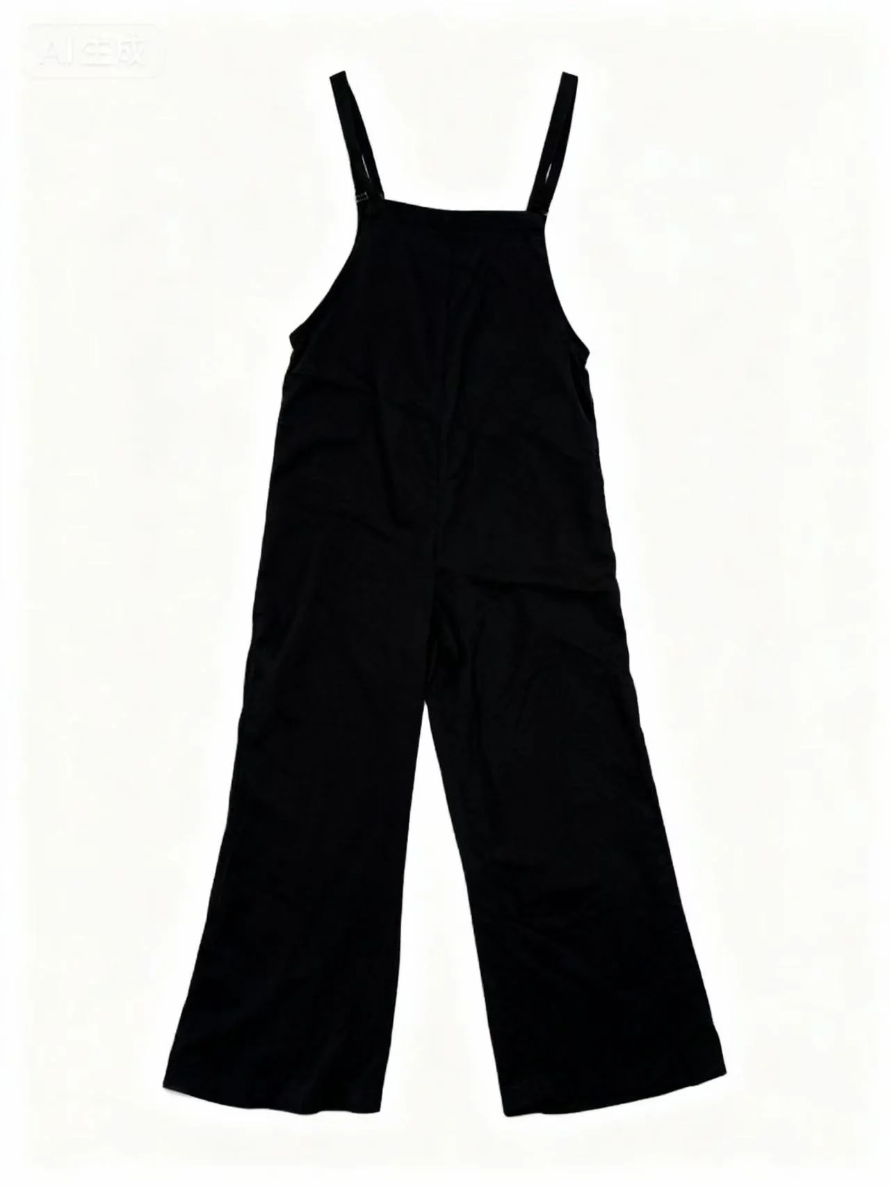 Black Double Spaghetti Strap Jumpsuits - Image 2