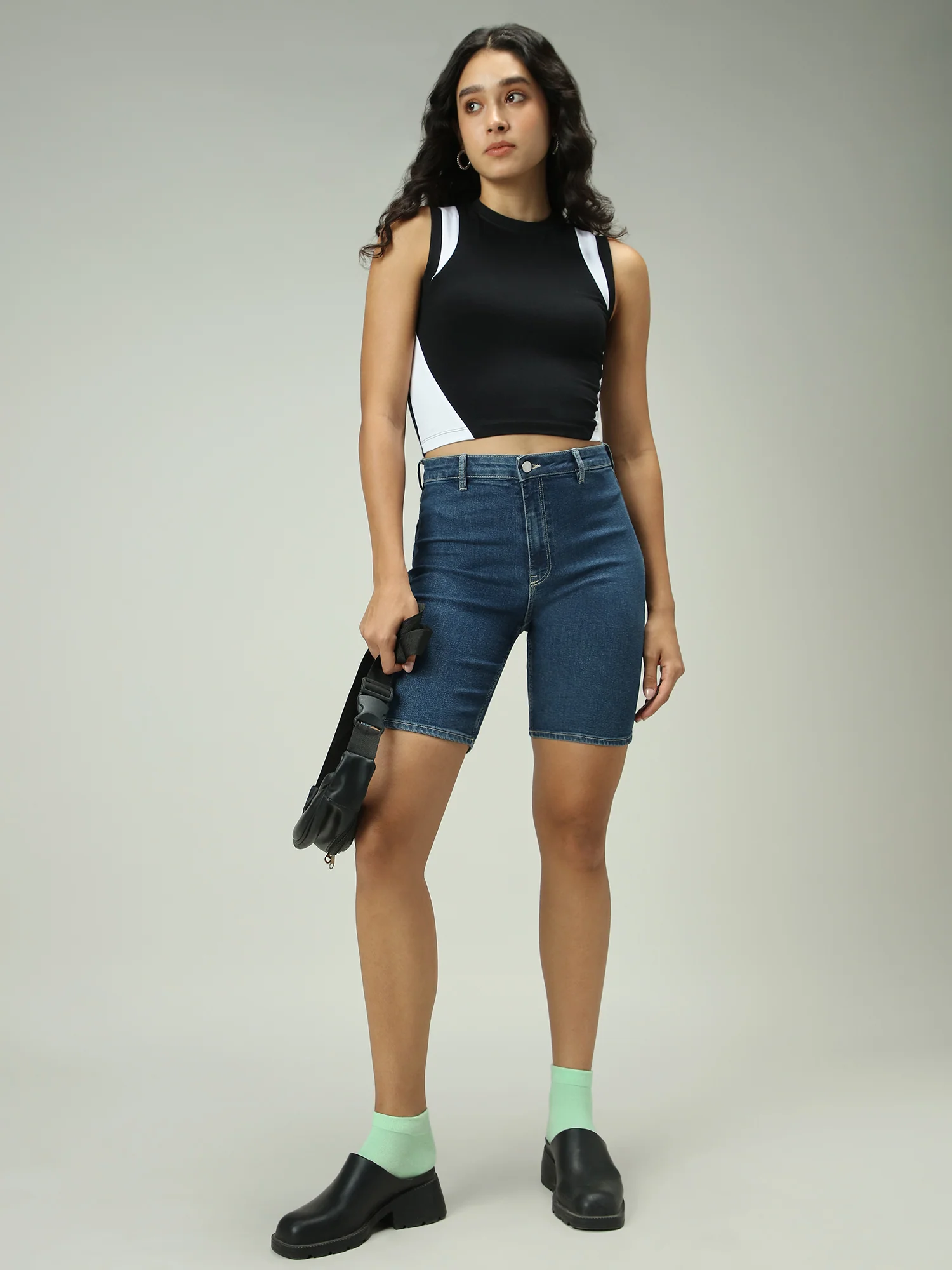 Black Dual Toned Tank - Image 3