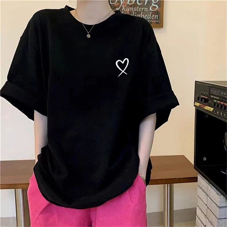 Black Graphic Print Tshirt
