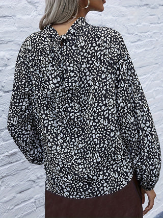 Black High Neck Full Sleeved Top - Image 2
