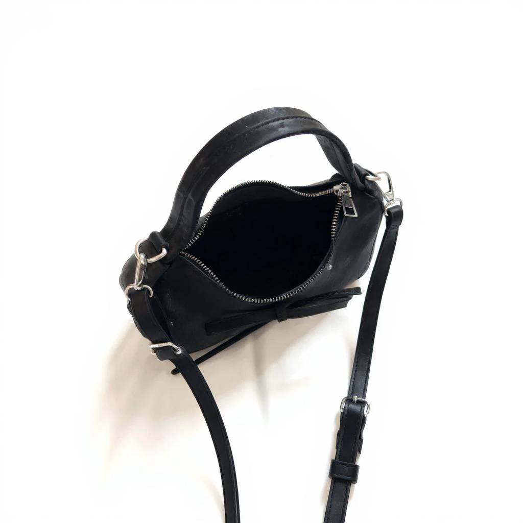 Black Moon Lit Bow Cross Bag - Image 3