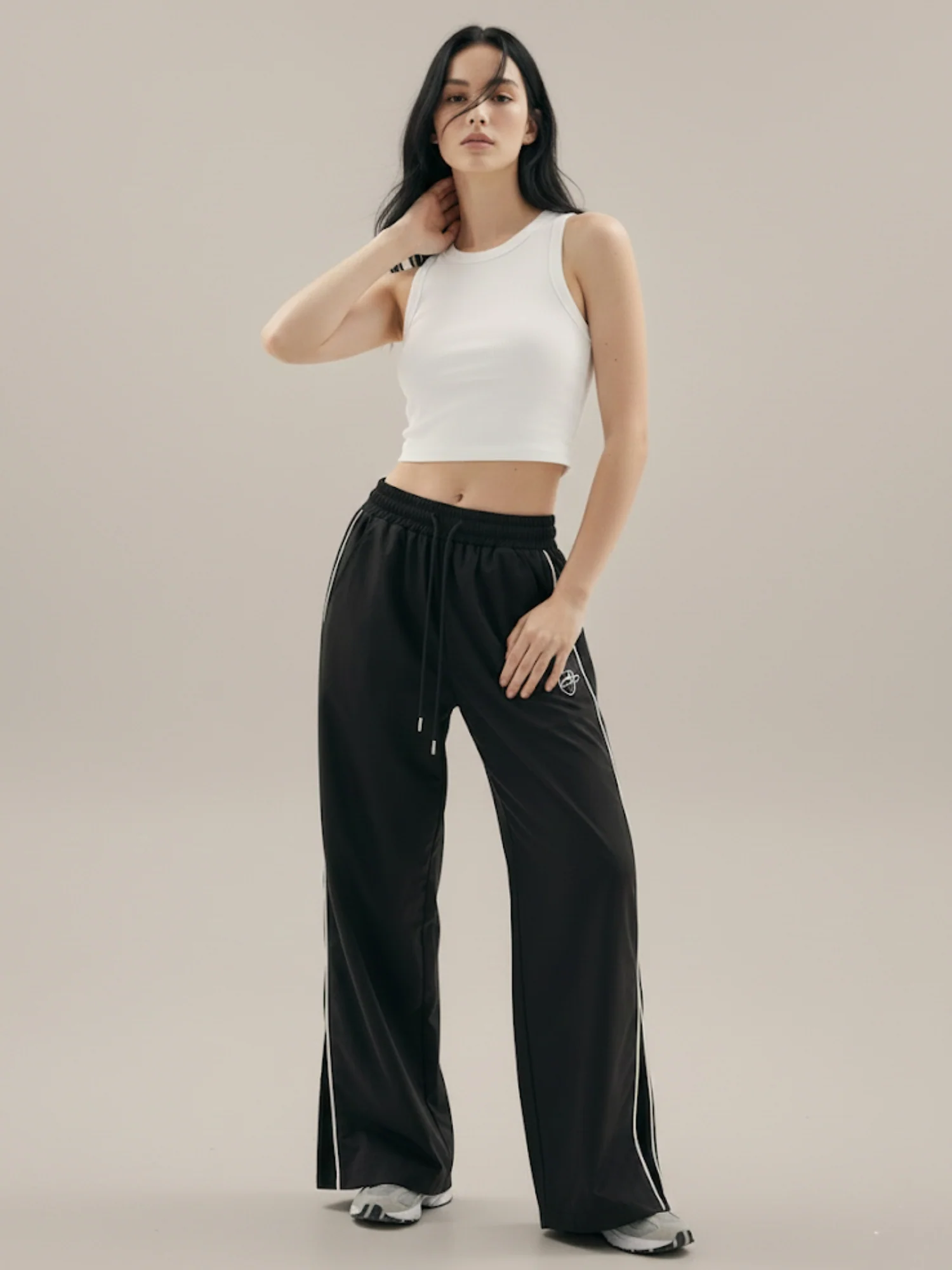 Black Side Stripe Sweatpants - Image 4
