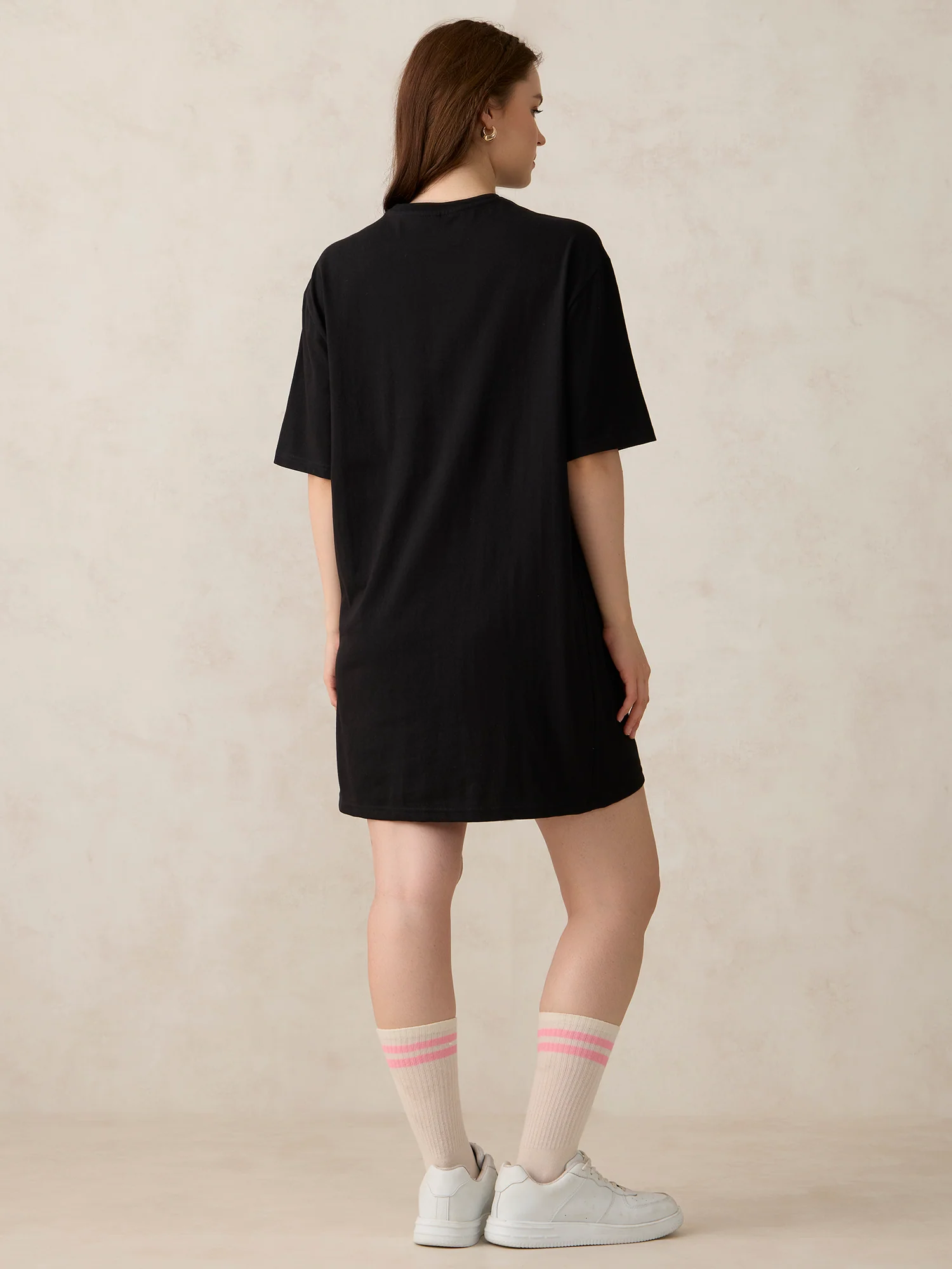 Black Varsity Graphic Dress - Image 2
