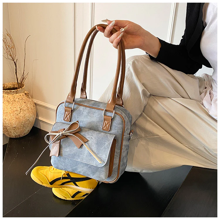 Blue Bow Knot Handbag - Image 2