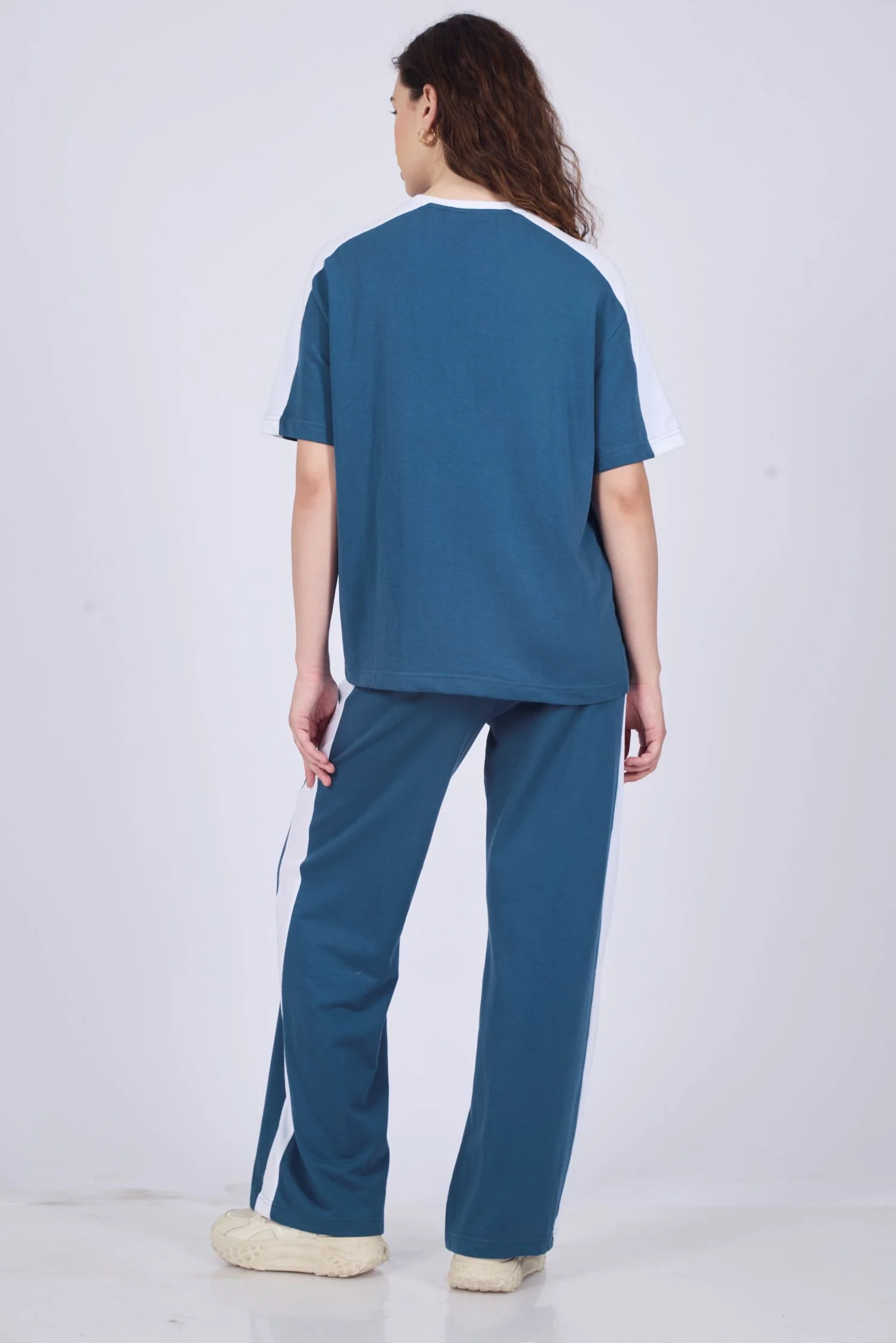 Blue Stripe T-Shirt And Jogger Co-Ord Set - Image 2