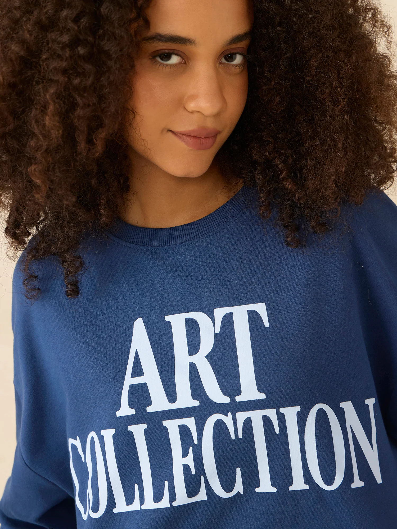 Blue Typographic Sweatshirt - Image 3