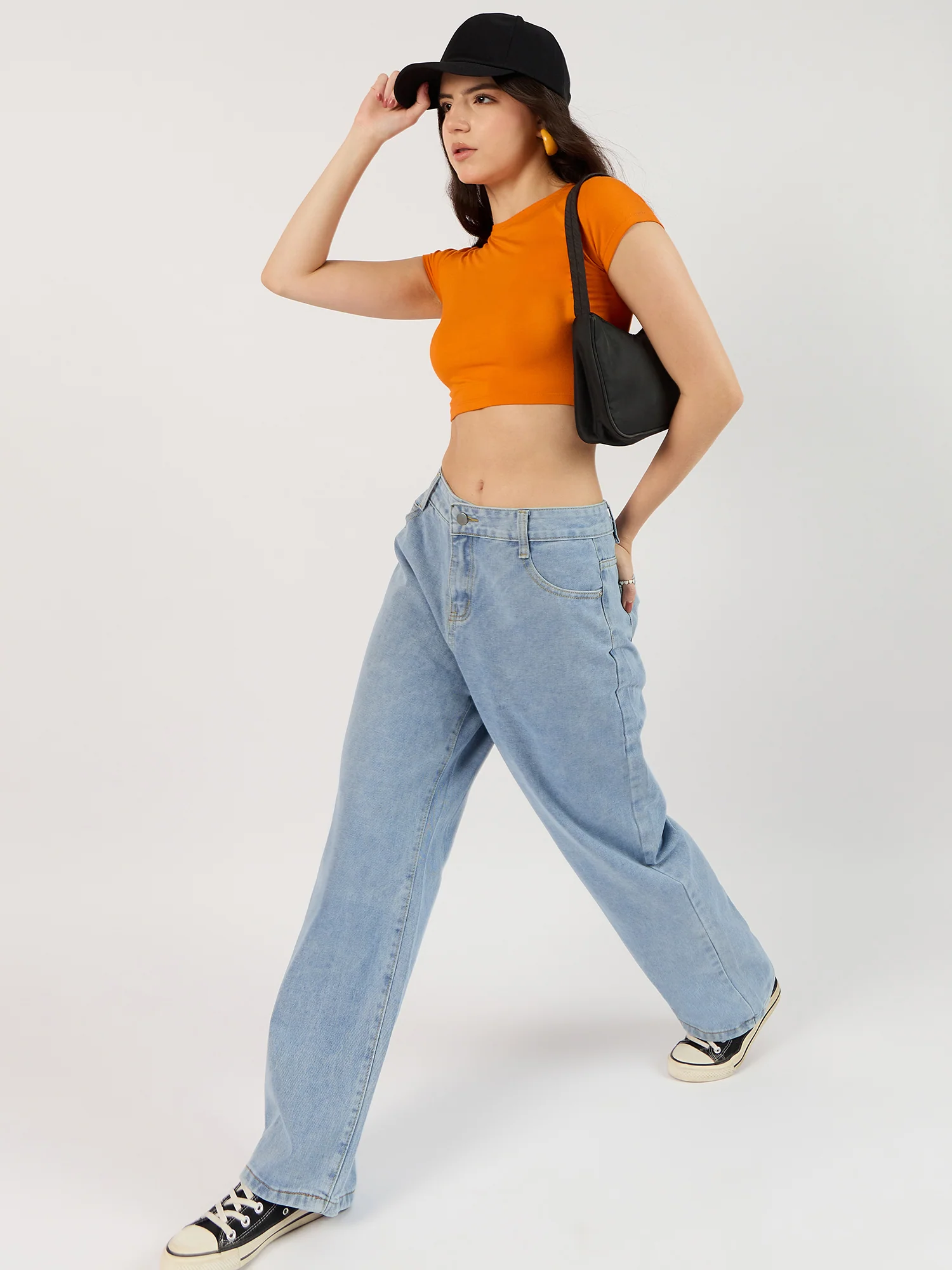 Solid Blue Straight Denim - Image 4