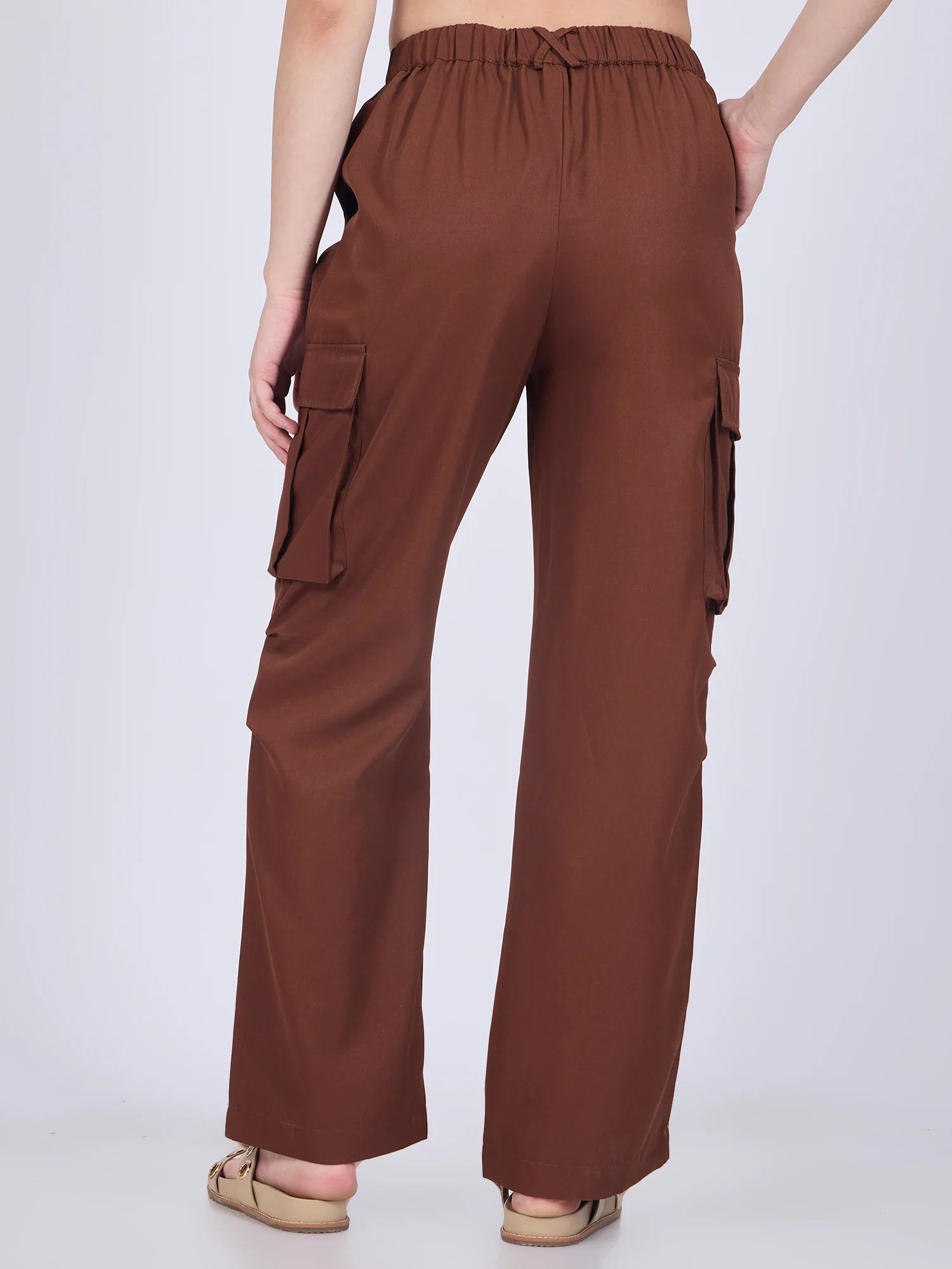 Brown Side Pocket Casual Trouser - Image 2
