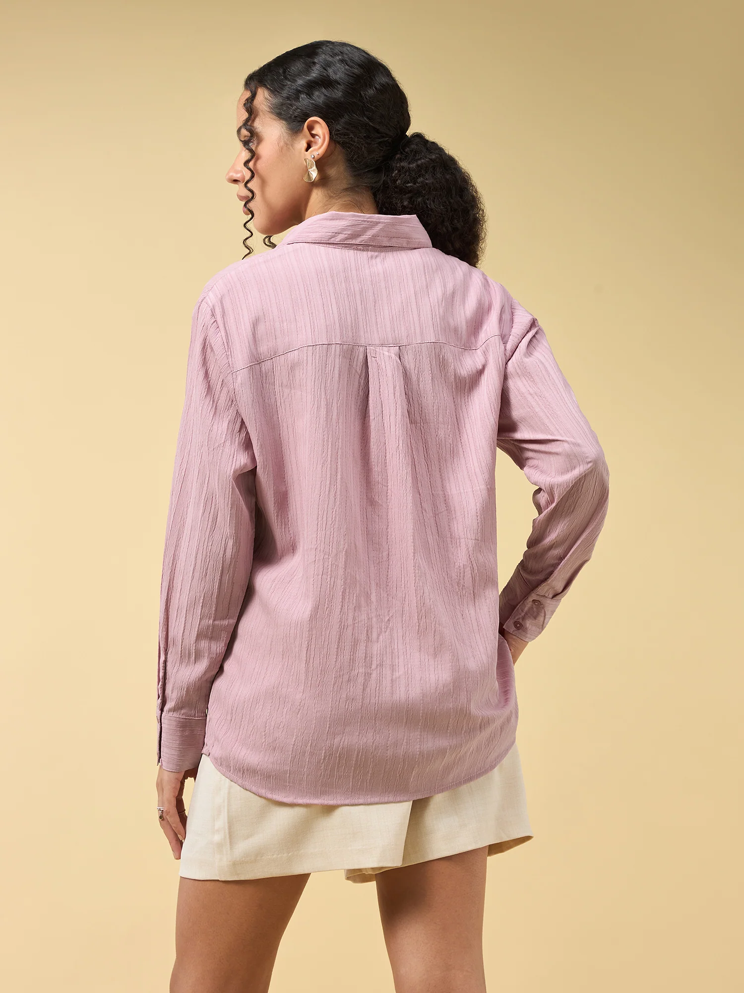 Lilac Relaxed Fit Shirt - Image 5