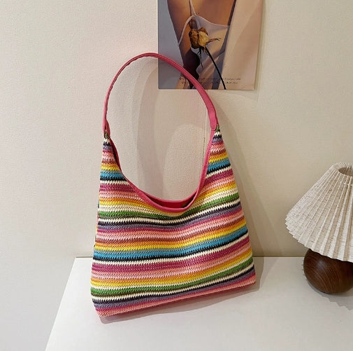 Multi Textured Slouch Hobo - Image 3