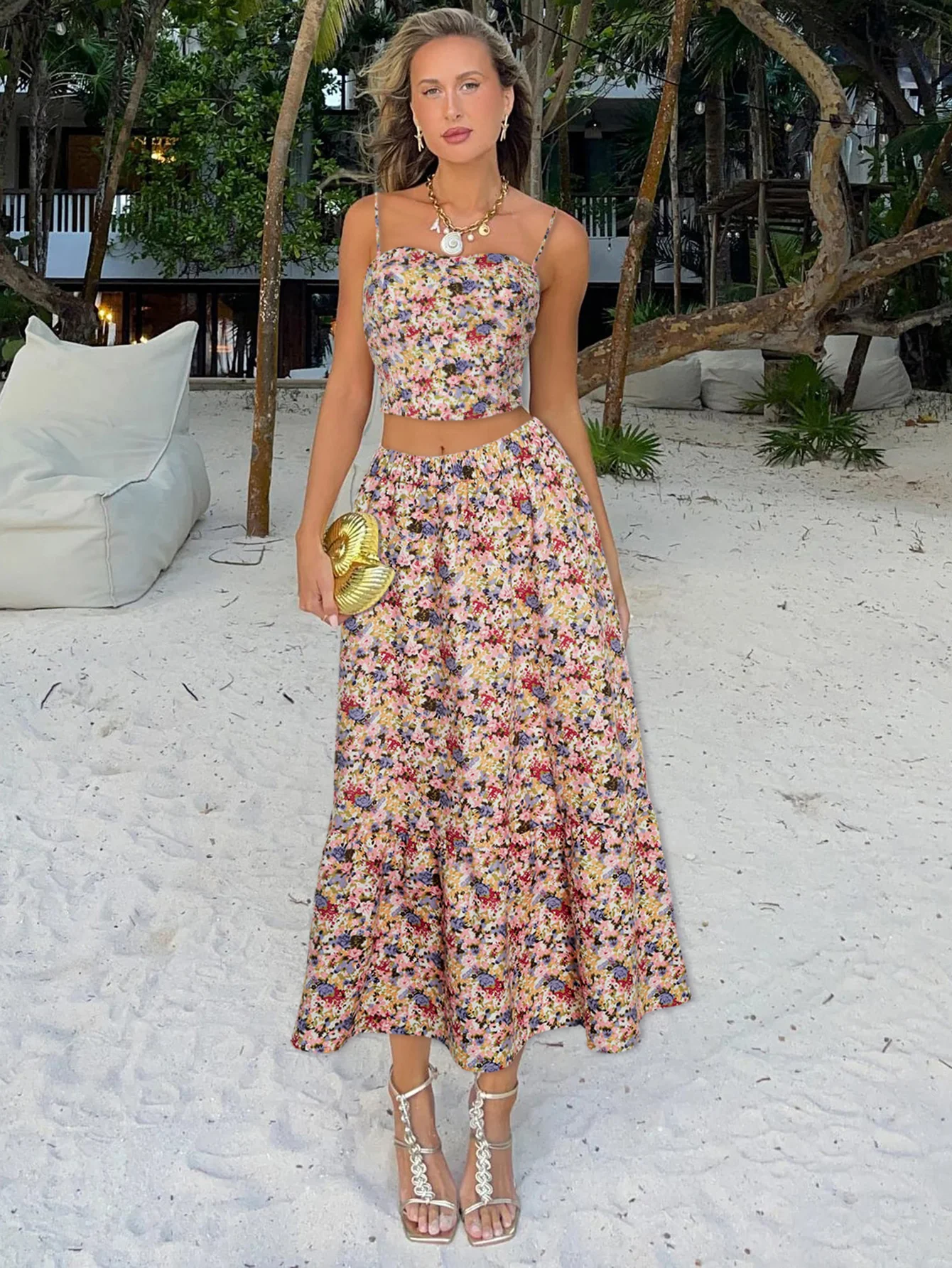 Top And Skirt Vacay Co-Ord Set - Image 2