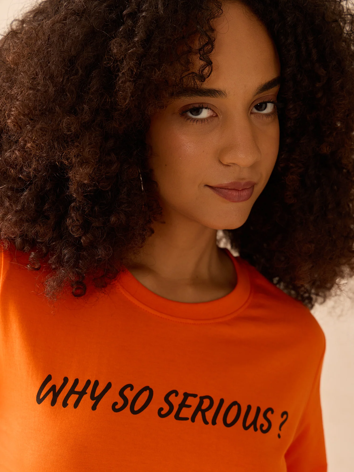 Orange Regular Fit Graphic Tshirt - Image 5