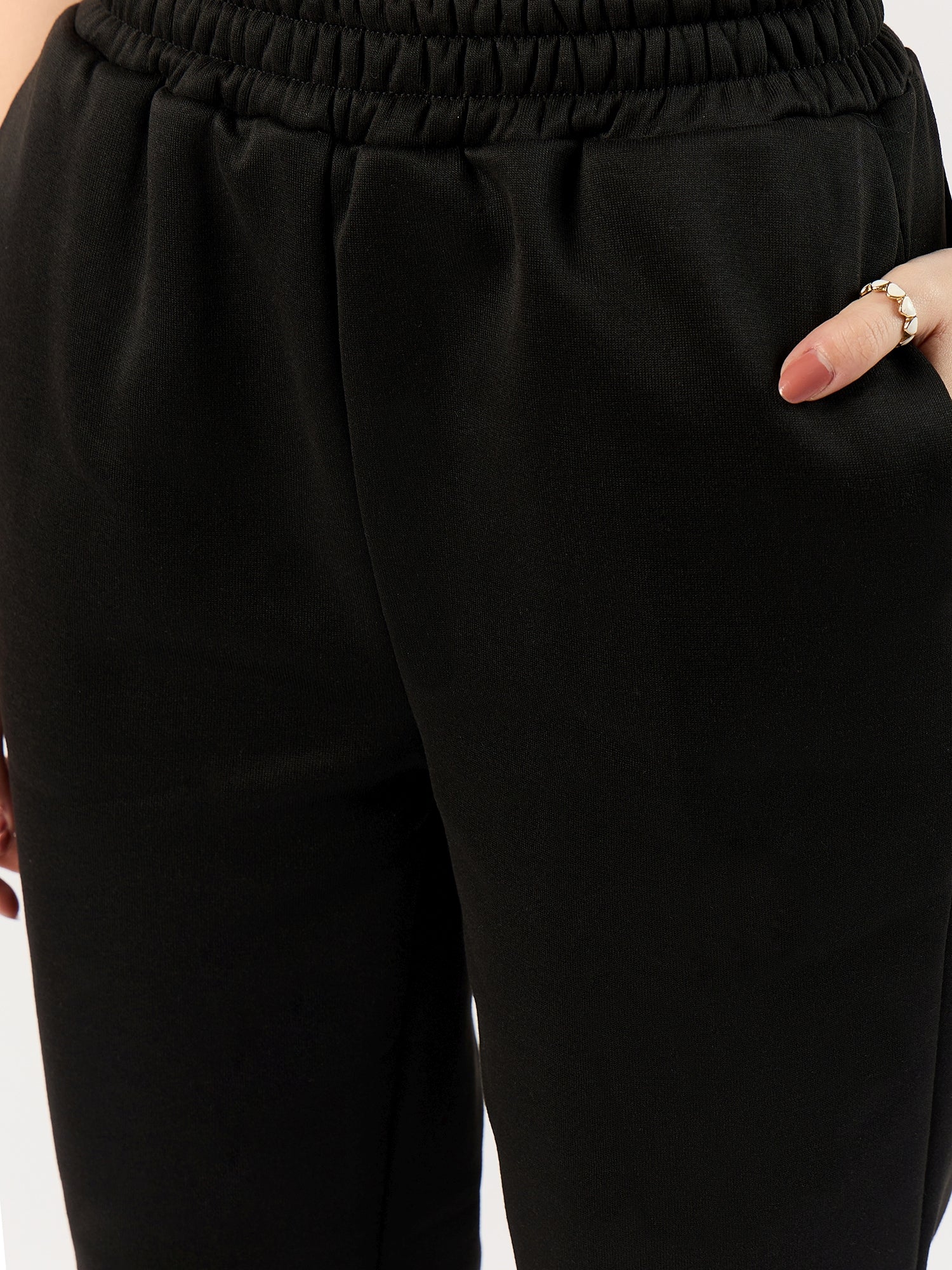 Black Oversized Hoodie Co-Ord Set - Image 3