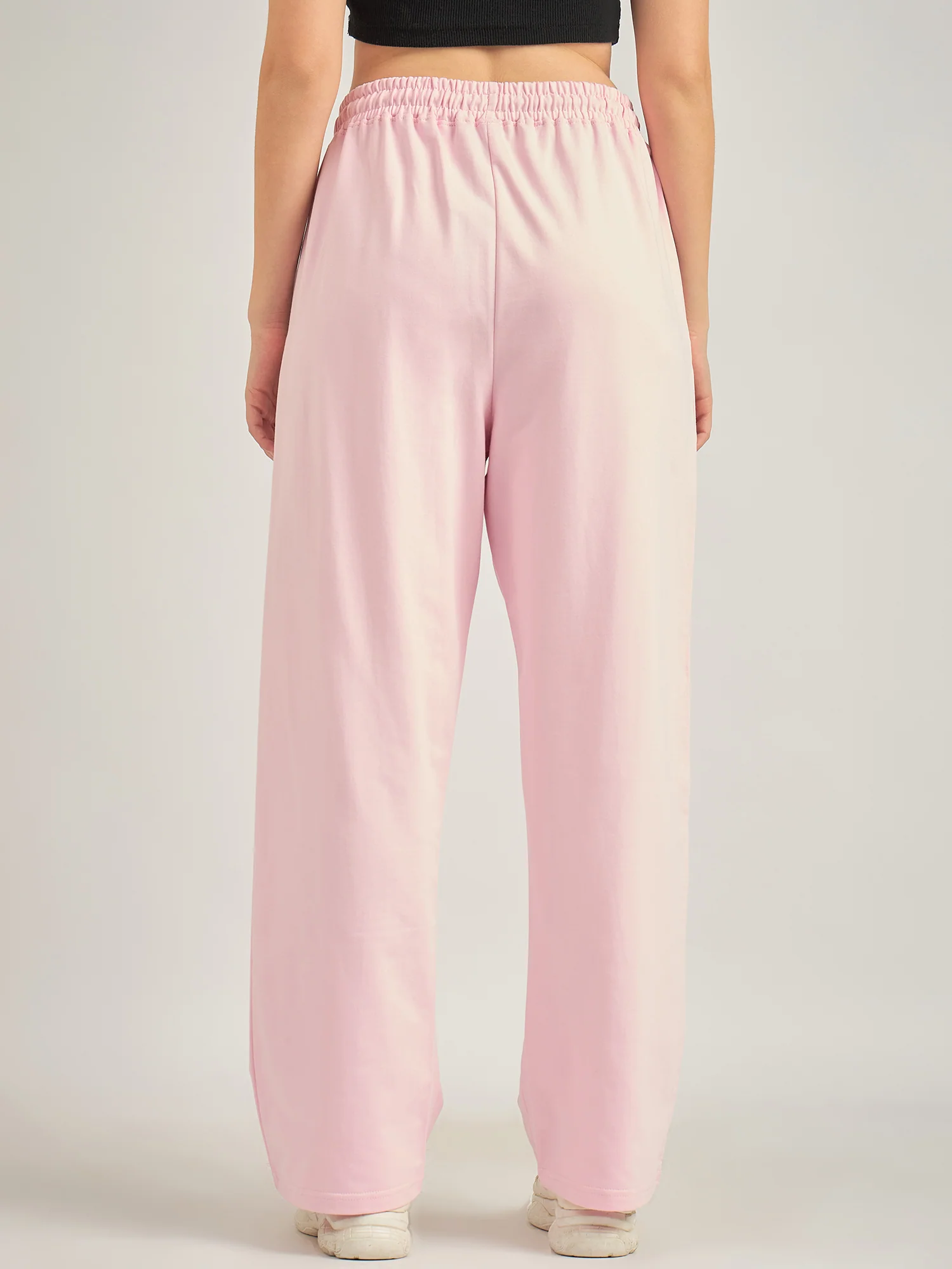 Pink Side Tape Printed Sweatpants - Image 2