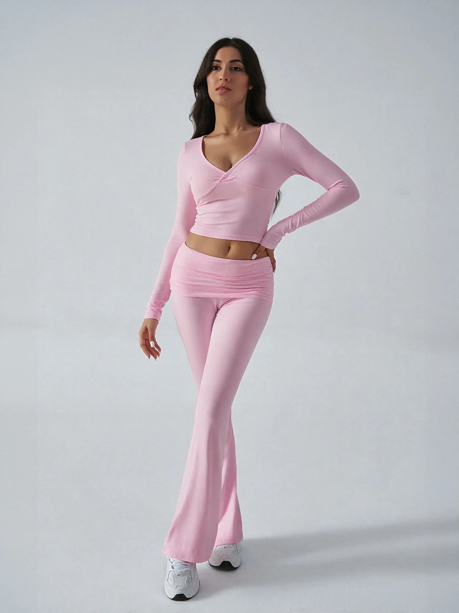 Pink Tshirt And Legging Co Ord Set - Image 3