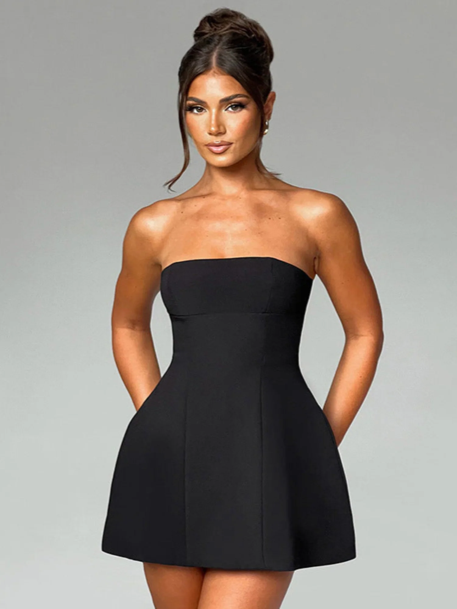 Tube Peplum Dress - Image 3
