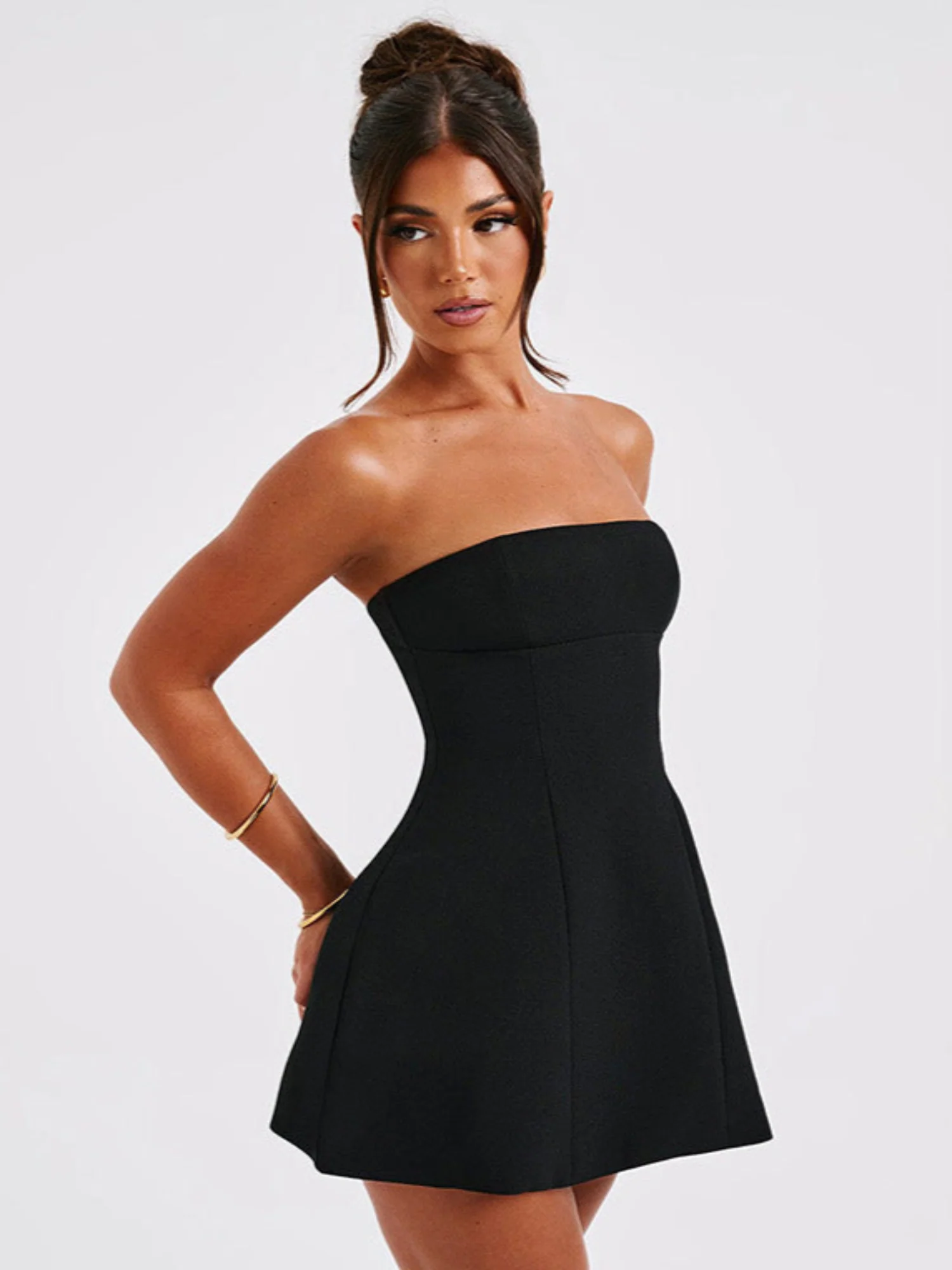 Tube Peplum Dress - Image 4