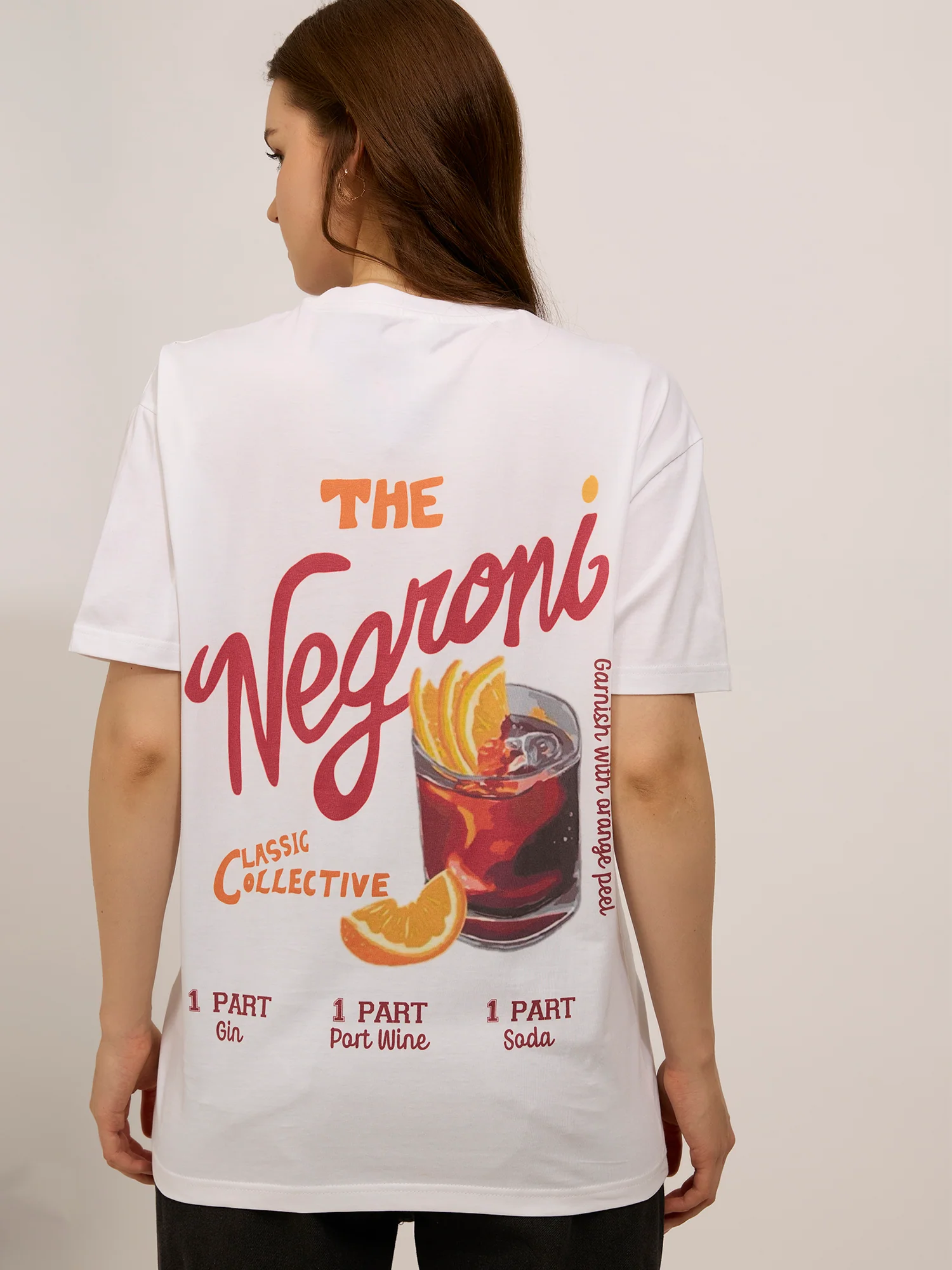White Oversized Graphic T-Shirt - Image 7